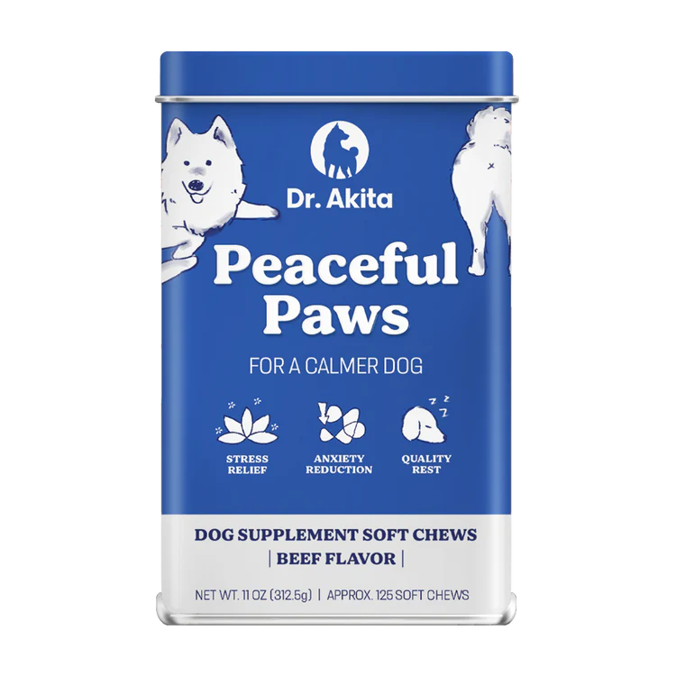 Peaceful Paws - Dog Supplement Soft Chews For A Calm Canine