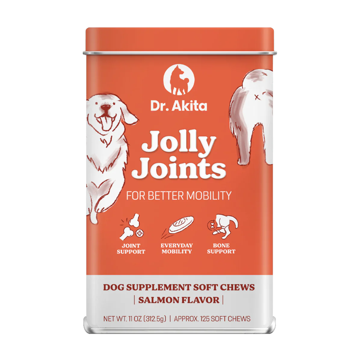 Jolly Joints - Dog Supplement Soft Chews For Healthy Bones & Joints